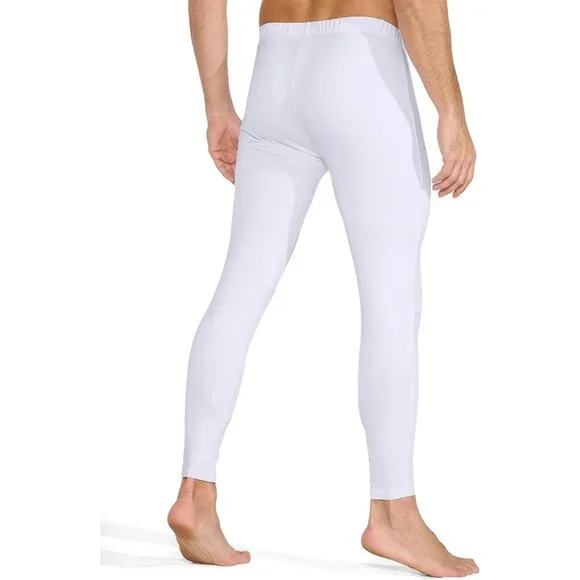 3 Pack Men's Thermal Underwear Bottom Fleece Lined Pant Long Johns Leggings for